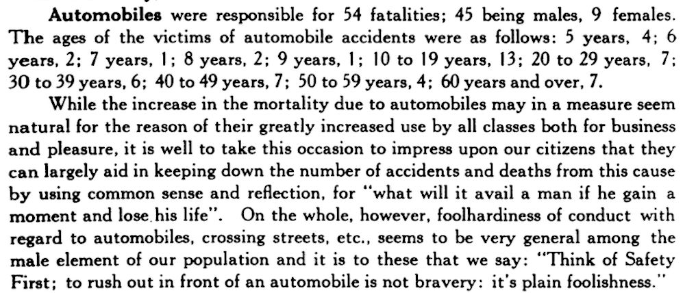 1916 Auto Fatalities

