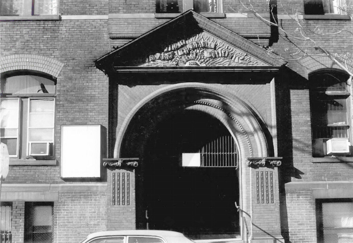 Front Facade
Photo from the Newark Preservation & Landmarks
