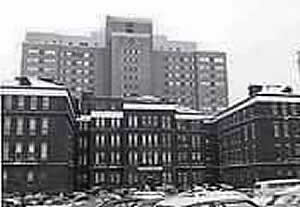 City Hospital in the foreground and Martland Medical Center behind it.
Photo from Roberto Gonzalez
