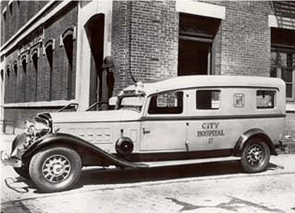 Ambulance 1935
From: The Samuel Berg Collection
On Newark City Hospital/Martland Medical Center 1882-1963
