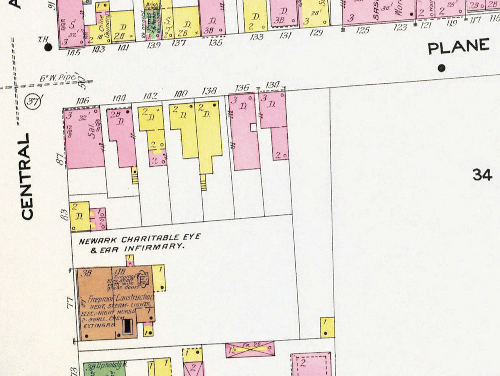1908 Map
77 Central Avenue
