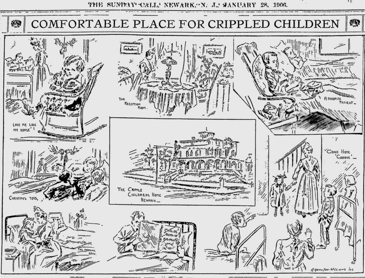 Comfortable Place for Crippled Children
1906
