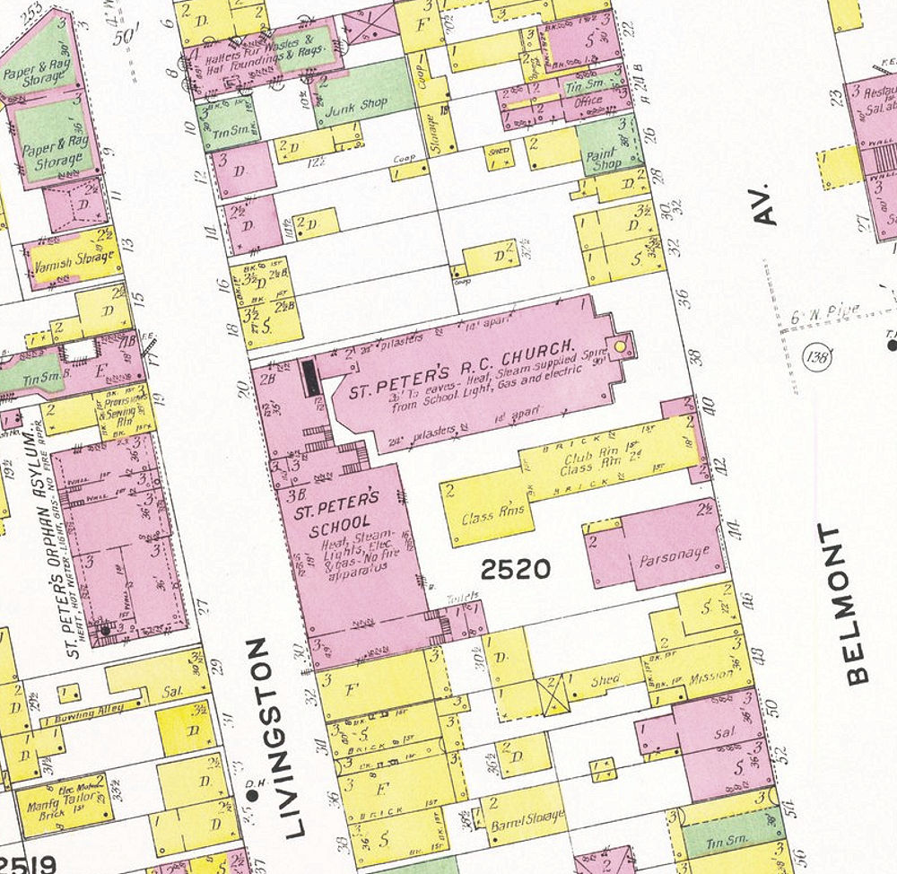 1908 Map
19-27 Livingston Avenue
