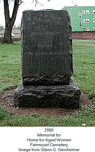 Memorial in Fairmount Cemetery
