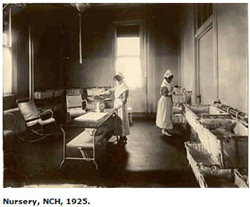 Nursery 1925
From: The Samuel Berg Collection
On Newark City Hospital/Martland Medical Center 1882-1963

