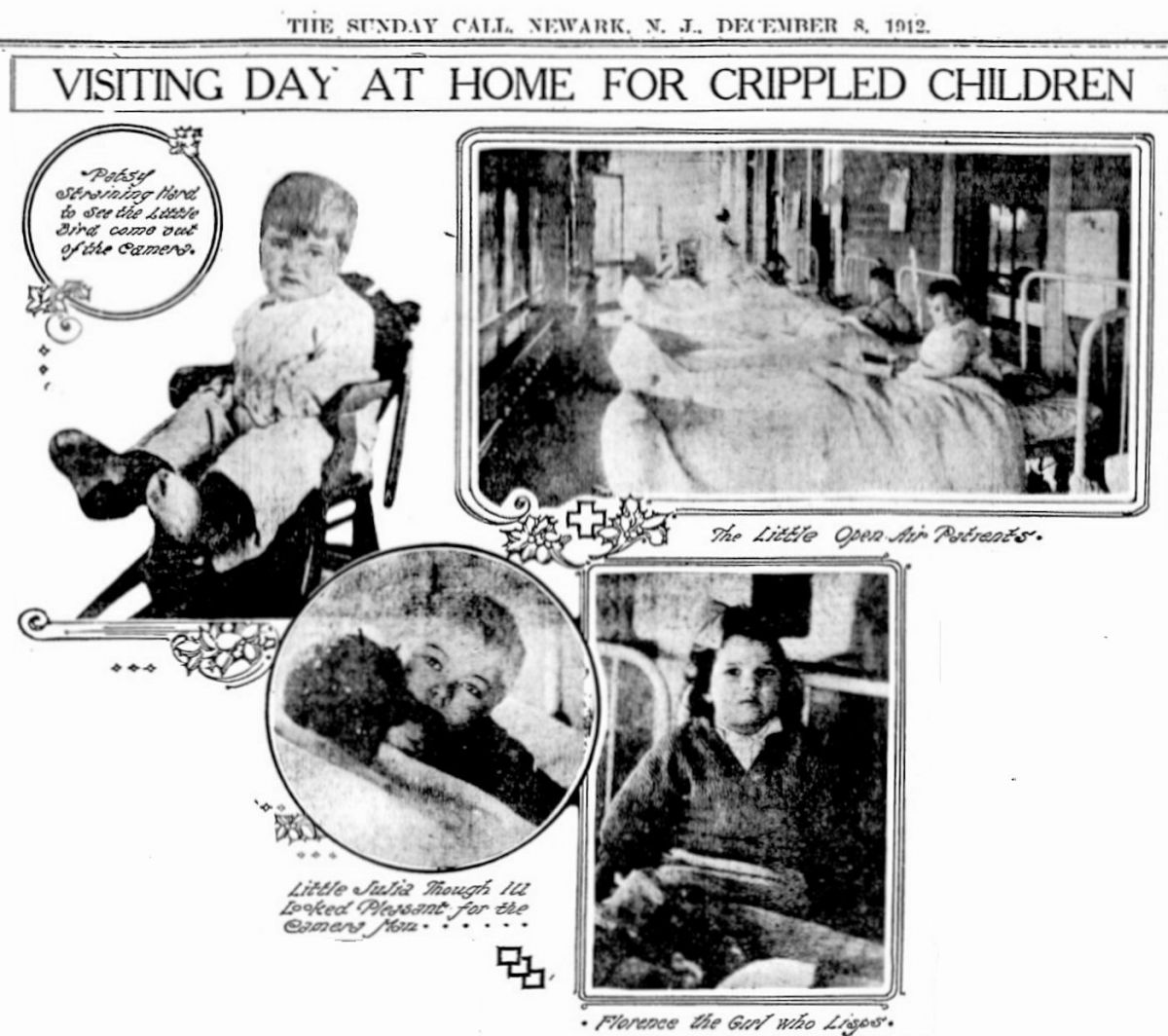 Visiting Day at Home for Crippled Children
1912

